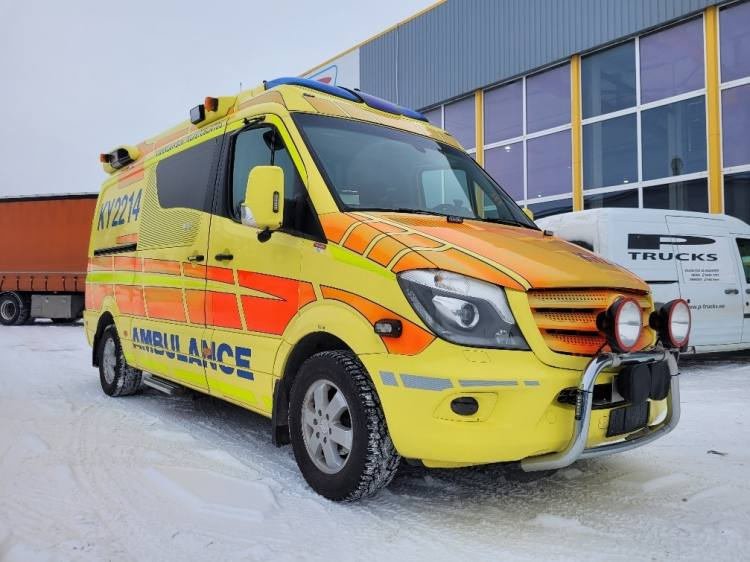 MERCEDES – BENZ SPRINTER AMBULANCE (TAMLANS) KLIMA, 11.2016, EURO 6 - سيارة اسعاف: صورة 1 MERCEDES – BENZ SPRINTER AMBULANCE (TAMLANS) KLIMA, 11.2016, EURO 6 - سيارة اسعاف: صورة 1