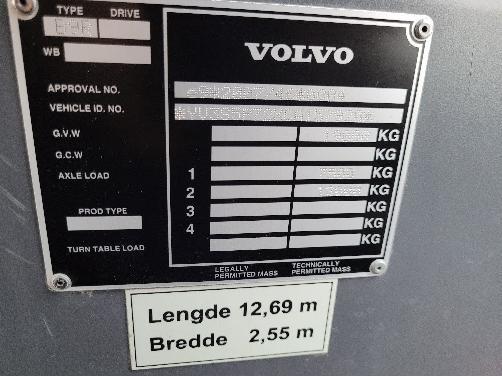 حافلة سوبربان VOLVO B9R VEST HORISONT, KLIIMA, 7.2012, EURO 5, HANDICAP LIFT, 45 seats, 12,7m: صورة 21