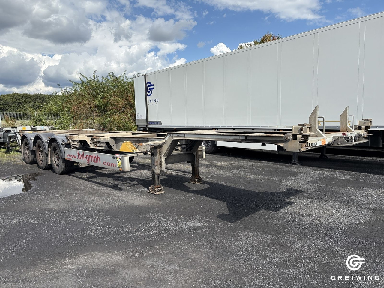 Web-Trailer LPRS 24 20/30/40/45 - نصف مقطورة لنقل الحاويات: صورة 1 Web-Trailer LPRS 24 20/30/40/45 - نصف مقطورة لنقل الحاويات: صورة 1