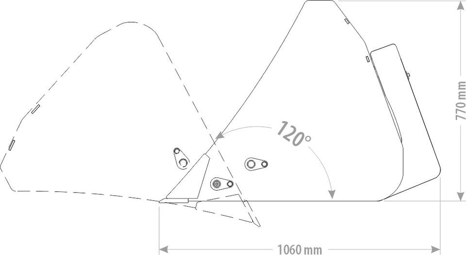 Hochkippschaufel Frontladerschaufel Schaufel Euro Fendt - بكت شيول: صورة 3 Hochkippschaufel Frontladerschaufel Schaufel Euro Fendt - بكت شيول: صورة 3