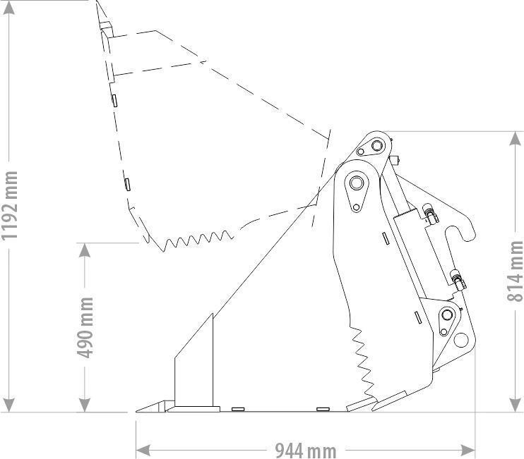 Klappschaufel 4 in 1 Schaufel Radlader Kramer Cat Liebherr Euro - بكت شيول: صورة 2 Klappschaufel 4 in 1 Schaufel Radlader Kramer Cat Liebherr Euro - بكت شيول: صورة 2