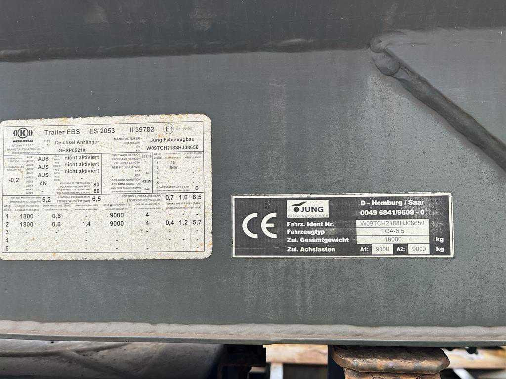 Containeranhänger TCA 6,5 Apollo Containeranhäng - مقطورة هوك ليفت/ لود لوجر: صورة 4 Containeranhänger TCA 6,5 Apollo Containeranhäng - مقطورة هوك ليفت/ لود لوجر: صورة 4