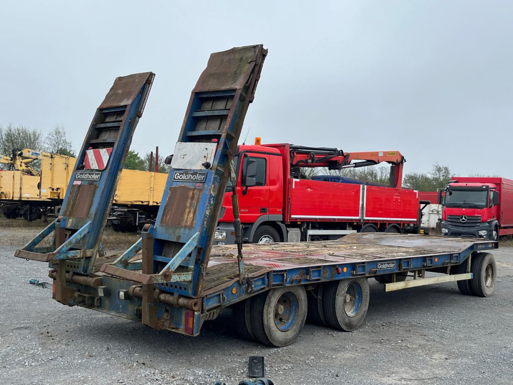 GOLDHOFER Tieflader TU 3-24 80 Tiefladeranhänger Rampen - مقطورة مسطحة منخفضة: صورة 4 GOLDHOFER Tieflader TU 3-24 80 Tiefladeranhänger Rampen - مقطورة مسطحة منخفضة: صورة 4