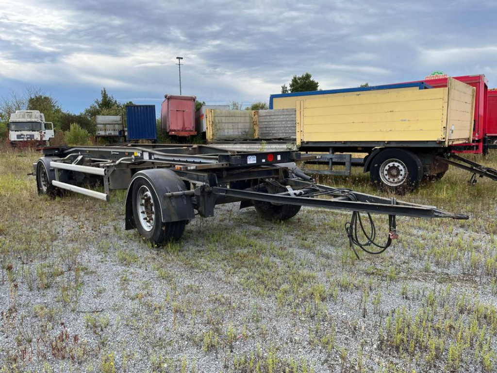 HUEFFERMANN 2-achs Abrollanhänger Containeranhänger HSA 18.70 - مقطورة هوك ليفت/ لود لوجر: صورة 2 HUEFFERMANN 2-achs Abrollanhänger Containeranhänger HSA 18.70 - مقطورة هوك ليفت/ لود لوجر: صورة 2