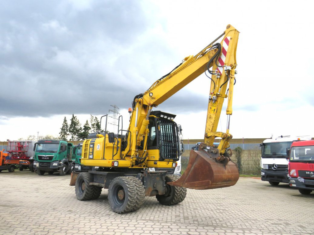 KOMATSU HANOMAG Mobilbagger PW 148 - 8 Bagger 6.824h Deutsch top - حفارة دولاب: صورة 5 KOMATSU HANOMAG Mobilbagger PW 148 - 8 Bagger 6.824h Deutsch top - حفارة دولاب: صورة 5
