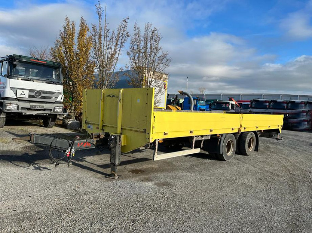 Ladeburg TTL 13,5 ZL Tiefladeranhänger zwillingsbereifter Tandemtieflader Bordwände Alurampen - مقطورة مسطحة منخفضة: صورة 1 Ladeburg TTL 13,5 ZL Tiefladeranhänger zwillingsbereifter Tandemtieflader Bordwände Alurampen - مقطورة مسطحة منخفضة: صورة 1
