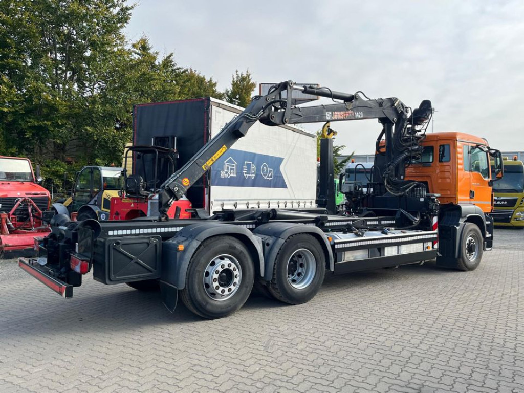 MAN MAN TG-S Abrollkipper mit Kran 26.400 6x4H-2 BL Lift/Lenk - شاحنة ذات خطاف, شاحنة كرين: صورة 5 MAN MAN TG-S Abrollkipper mit Kran 26.400 6x4H-2 BL Lift/Lenk - شاحنة ذات خطاف, شاحنة كرين: صورة 5