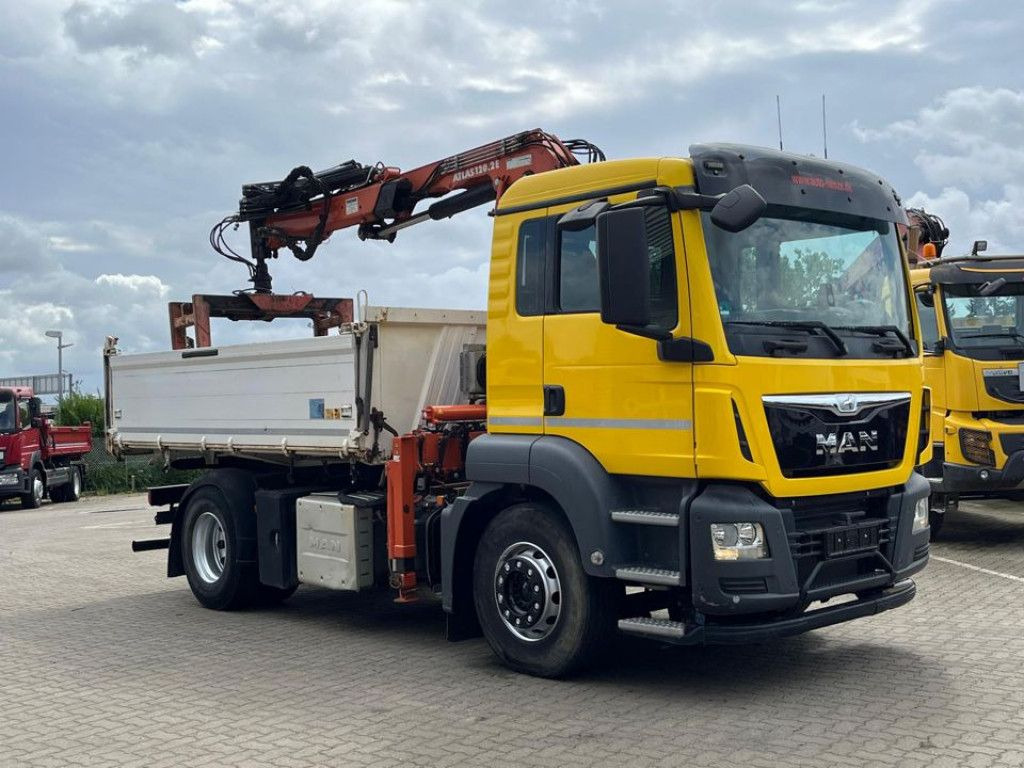 MAN TG-S 18.400 4x2 BL 2-Achs Kipper Kran Atlas 120+ - شاحنة قلاب, شاحنة كرين: صورة 2 MAN TG-S 18.400 4x2 BL 2-Achs Kipper Kran Atlas 120+ - شاحنة قلاب, شاحنة كرين: صورة 2