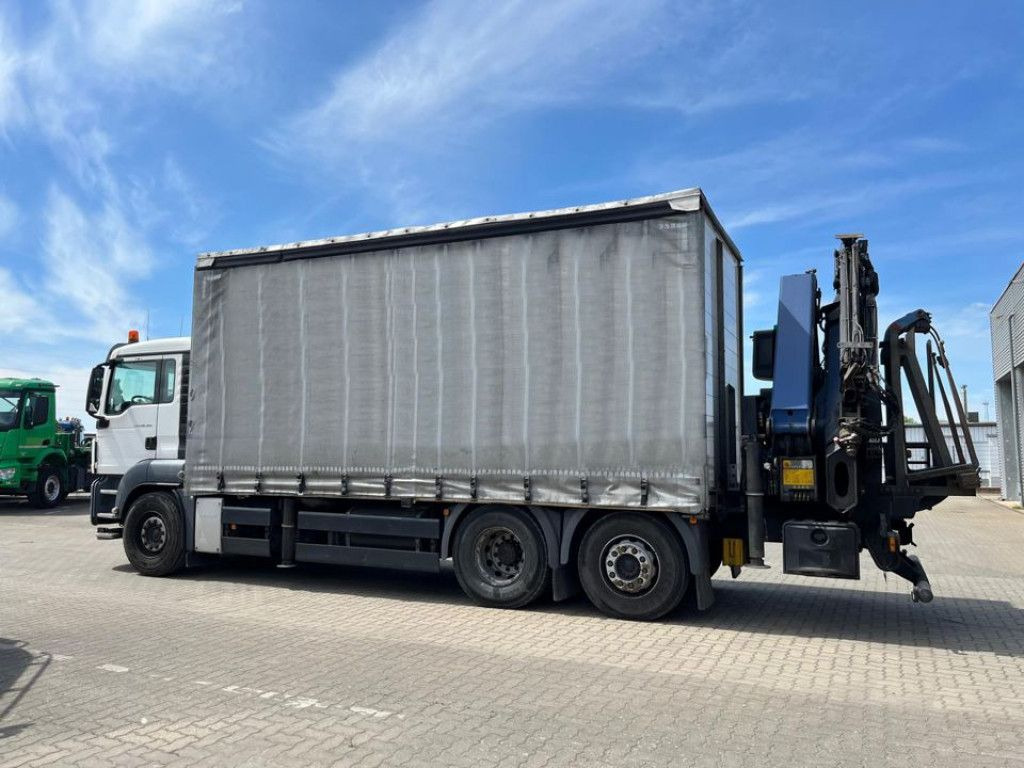 MAN TG-S 26.360 6x2-2LL Pritsche Heckkran 34m/to, Ji - شاحنات مسطحة, شاحنة كرين: صورة 4 MAN TG-S 26.360 6x2-2LL Pritsche Heckkran 34m/to, Ji - شاحنات مسطحة, شاحنة كرين: صورة 4