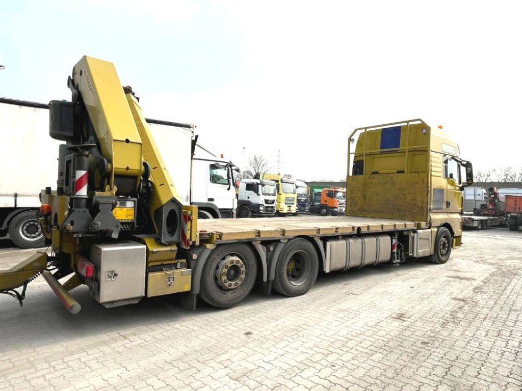 MAN TG-X 26.500 6x2-2 LL Pritsche Heckkran 53m/to, F - شاحنة كرين: صورة 4 MAN TG-X 26.500 6x2-2 LL Pritsche Heckkran 53m/to, F - شاحنة كرين: صورة 4