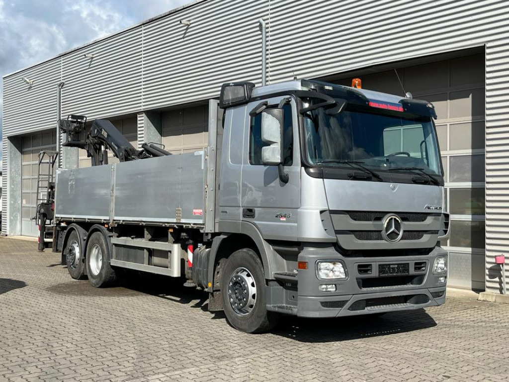 MERCEDES-BENZ Mercedes-Benz Actros Pritsche Heckkran 2546 L 6x2 Hiab 288 6xhyd - شاحنات مسطحة, شاحنة كرين: صورة 2 MERCEDES-BENZ Mercedes-Benz Actros Pritsche Heckkran 2546 L 6x2 Hiab 288 6xhyd - شاحنات مسطحة, شاحنة كرين: صورة 2