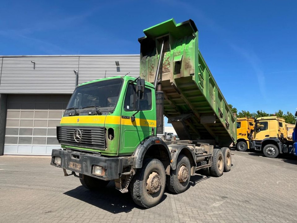 MERCEDES-BENZ SK 3535 AK 8x8 4 Achs Muldenkipper Meiller Deutsch - شاحنة قلاب: صورة 1 MERCEDES-BENZ SK 3535 AK 8x8 4 Achs Muldenkipper Meiller Deutsch - شاحنة قلاب: صورة 1