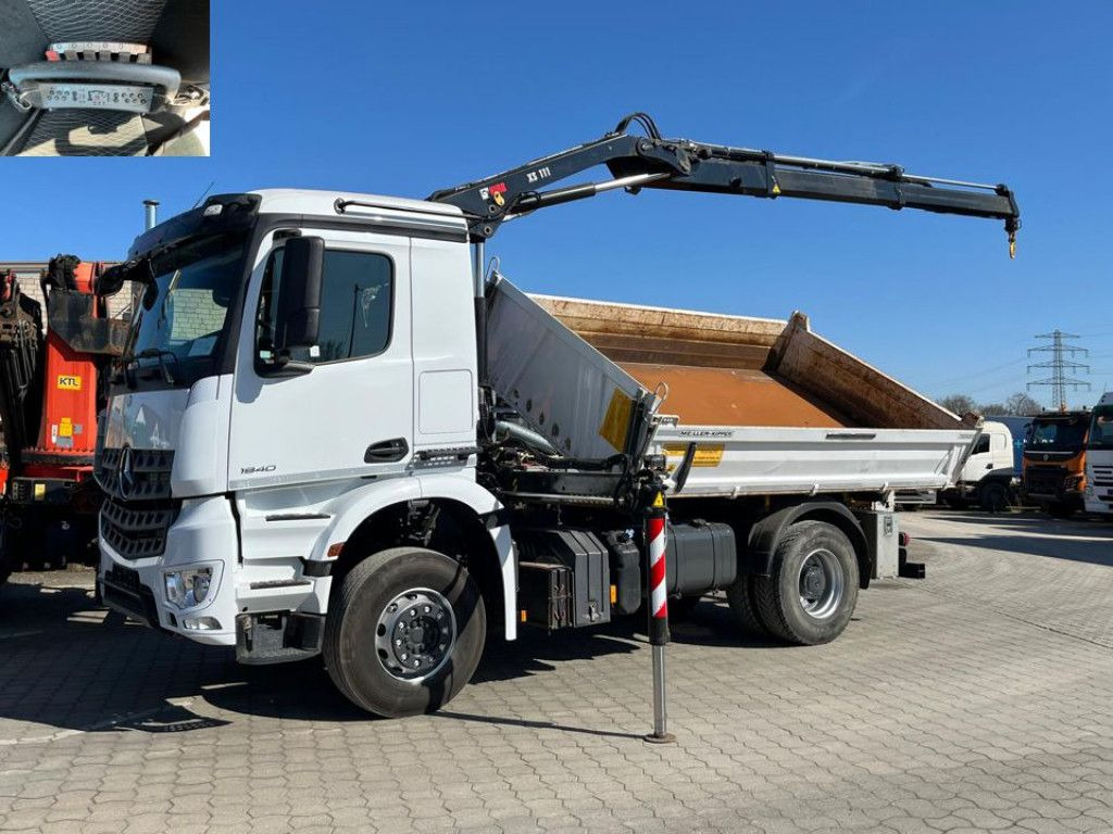 Mercedes-Benz Arocs 1840 K 2-Achs Kipper Kran Funk - شاحنة قلاب, شاحنة كرين: صورة 3 Mercedes-Benz Arocs 1840 K 2-Achs Kipper Kran Funk - شاحنة قلاب, شاحنة كرين: صورة 3