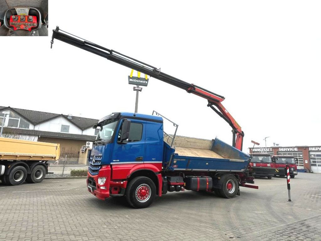 Mercedes-Benz Arocs 1845 4x4 HAD 2-Achs Allradkipper Kran Funk Mercedes-Benz Arocs 1845 4x4 HAD 2-Achs Allradkipper Heckkran - شاحنة قلاب, شاحنة كرين: صورة 3 Mercedes-Benz Arocs 1845 4x4 HAD 2-Achs Allradkipper Kran Funk Mercedes-Benz Arocs 1845 4x4 HAD 2-Achs Allradkipper Heckkran - شاحنة قلاب, شاحنة كرين: صورة 3