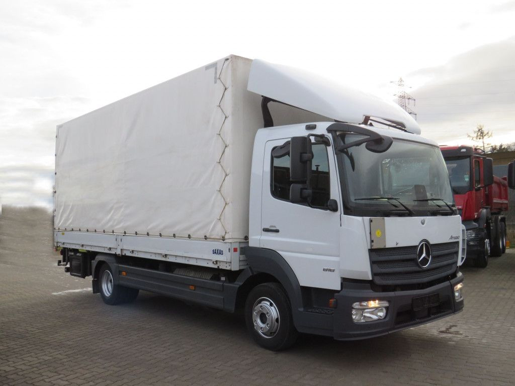 Mercedes-Benz Atego 818 L Pritsche LBW LBW 1 to AHK+Luftans - شاحنة ستارة جانبية: صورة 2 Mercedes-Benz Atego 818 L Pritsche LBW LBW 1 to AHK+Luftans - شاحنة ستارة جانبية: صورة 2