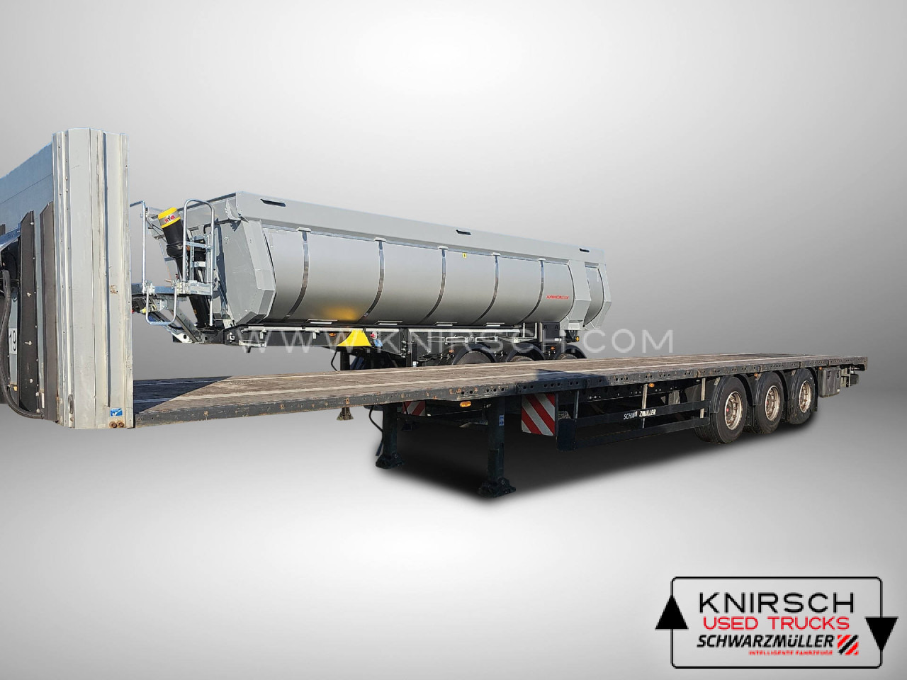 SCHWARZMUELLER J-3A-80 Plateausattel - مقطورات مسطحة: صورة 1 SCHWARZMUELLER J-3A-80 Plateausattel - مقطورات مسطحة: صورة 1