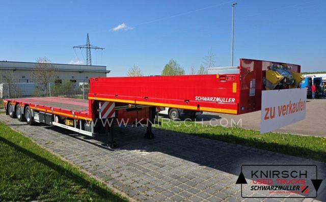 Schwarzmüller Tieflader ausziehbar gelenkt - عربة منخفضة مسطحة نصف مقطورة: صورة 1 Schwarzmüller Tieflader ausziehbar gelenkt - عربة منخفضة مسطحة نصف مقطورة: صورة 1