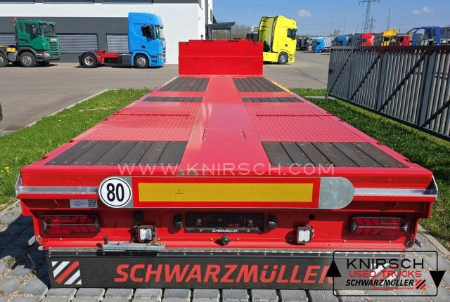 Schwarzmüller Tieflader ausziehbar gelenkt - عربة منخفضة مسطحة نصف مقطورة: صورة 2 Schwarzmüller Tieflader ausziehbar gelenkt - عربة منخفضة مسطحة نصف مقطورة: صورة 2