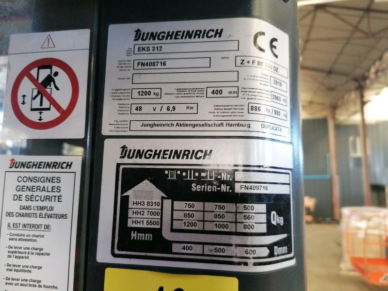 آلة إعداد الطلب Jungheinrich EKS312: صورة 12