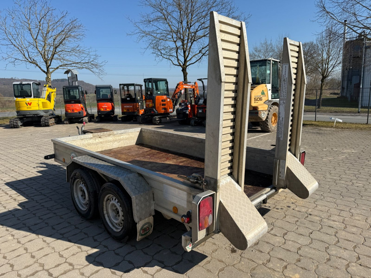 BAOS M303116, Baumaschinen Transportanhänger 3 t - مقطورة مسطحة منخفضة: صورة 3 BAOS M303116, Baumaschinen Transportanhänger 3 t - مقطورة مسطحة منخفضة: صورة 3