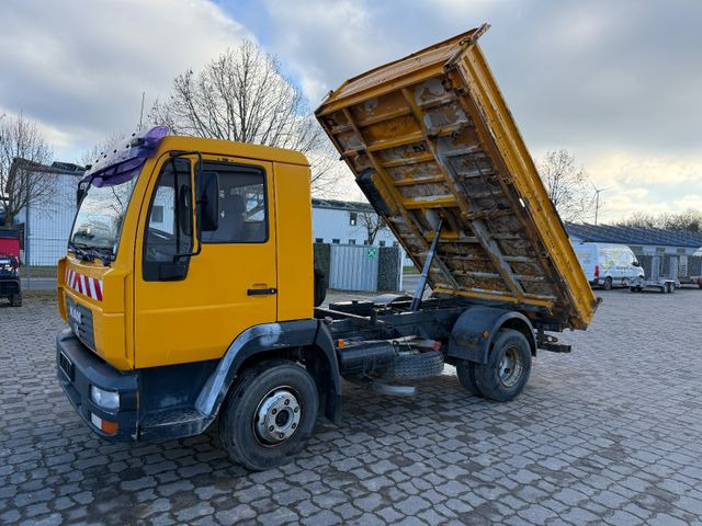 MAN 8-180 L 2000, Kipper 7,49 to. AHK Maul u. Kugel - شاحنة قلاب: صورة 1 MAN 8-180 L 2000, Kipper 7,49 to. AHK Maul u. Kugel - شاحنة قلاب: صورة 1