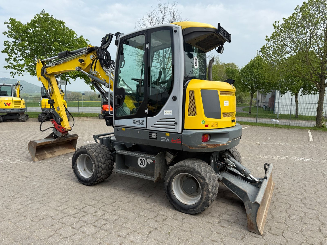 Wacker EW 65, Bj 18, 855 BH, VA, Breitreifen HS03, TOP - حفارة دولاب: صورة 2 Wacker EW 65, Bj 18, 855 BH, VA, Breitreifen HS03, TOP - حفارة دولاب: صورة 2
