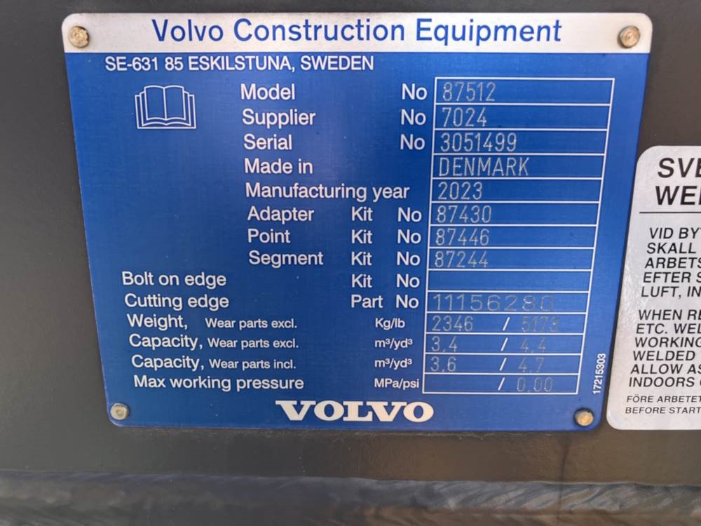 Volvo Schaufel mit Zähnen - بكت: صورة 5 Volvo Schaufel mit Zähnen - بكت: صورة 5