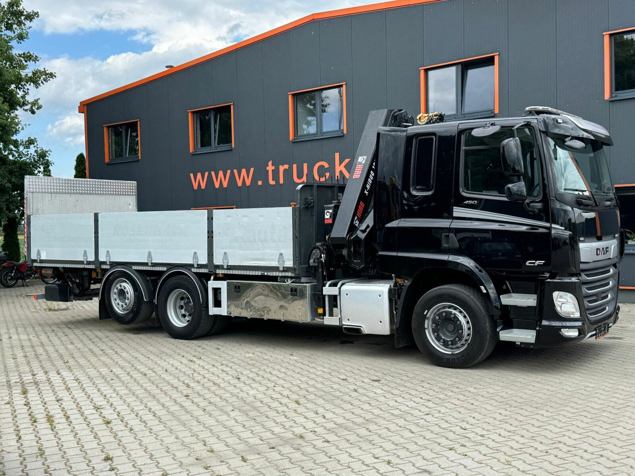 DAF CF 450 FAN 6x2 Pritsche mit Kran HIAB 188 E-6 - شاحنة كرين: صورة 5 DAF CF 450 FAN 6x2 Pritsche mit Kran HIAB 188 E-6 - شاحنة كرين: صورة 5