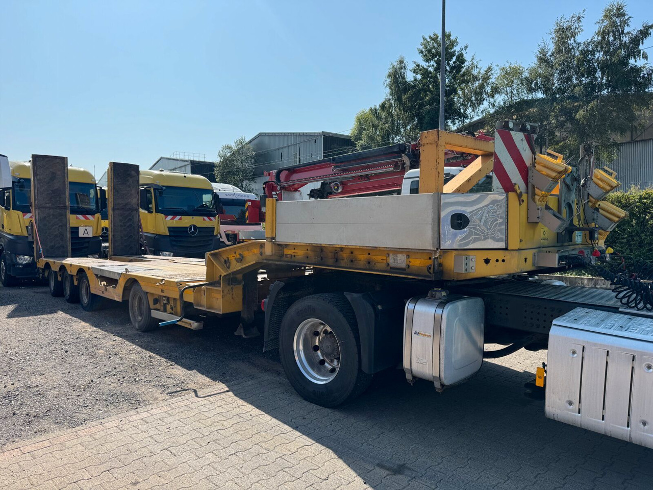 Faymonville F-S44-1ALN Multimax Radmulden Ausziehbar 69,8 T - عربة منخفضة مسطحة نصف مقطورة: صورة 2 Faymonville F-S44-1ALN Multimax Radmulden Ausziehbar 69,8 T - عربة منخفضة مسطحة نصف مقطورة: صورة 2