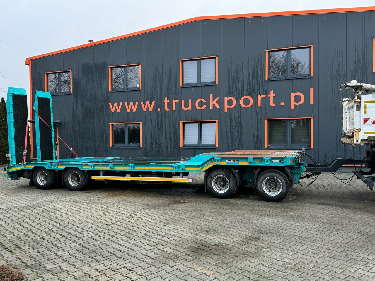 Goldhofer TU 4 EXPERT 4870 Tieflader Anhänger - مقطورة مسطحة منخفضة: صورة 1 Goldhofer TU 4 EXPERT 4870 Tieflader Anhänger - مقطورة مسطحة منخفضة: صورة 1