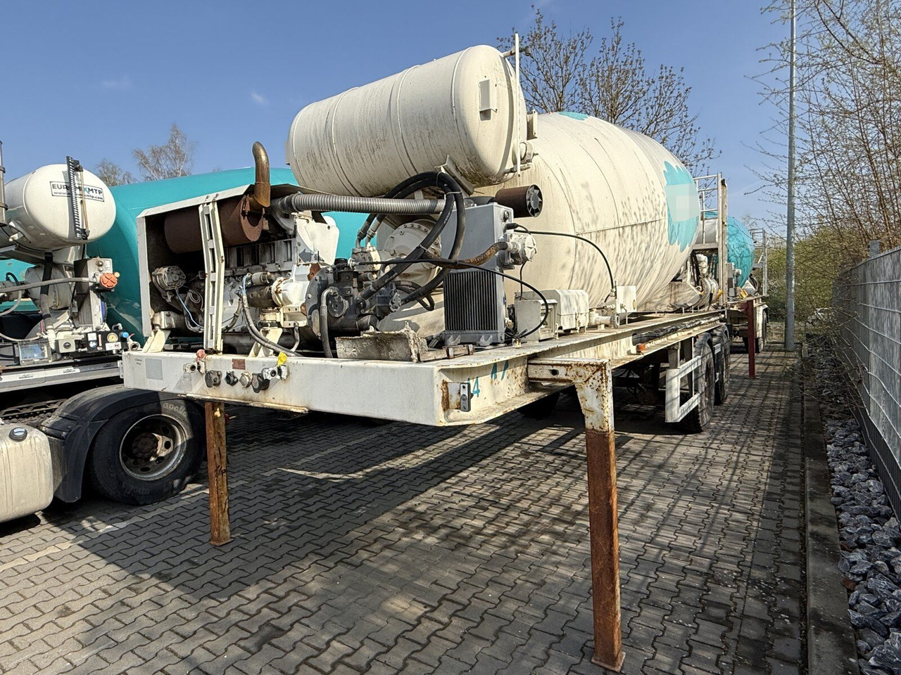 Intermix 10 m³ Betonmischer Auflieger mit Motor - شاحنة خلاطة خرسانة: صورة 4 Intermix 10 m³ Betonmischer Auflieger mit Motor - شاحنة خلاطة خرسانة: صورة 4