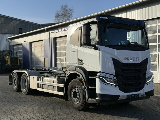 Iveco X-Way 480 6x2 Abrollkipper Palfinger PH T20 SLD5 - شاحنة ذات خطاف: صورة 1 Iveco X-Way 480 6x2 Abrollkipper Palfinger PH T20 SLD5 - شاحنة ذات خطاف: صورة 1