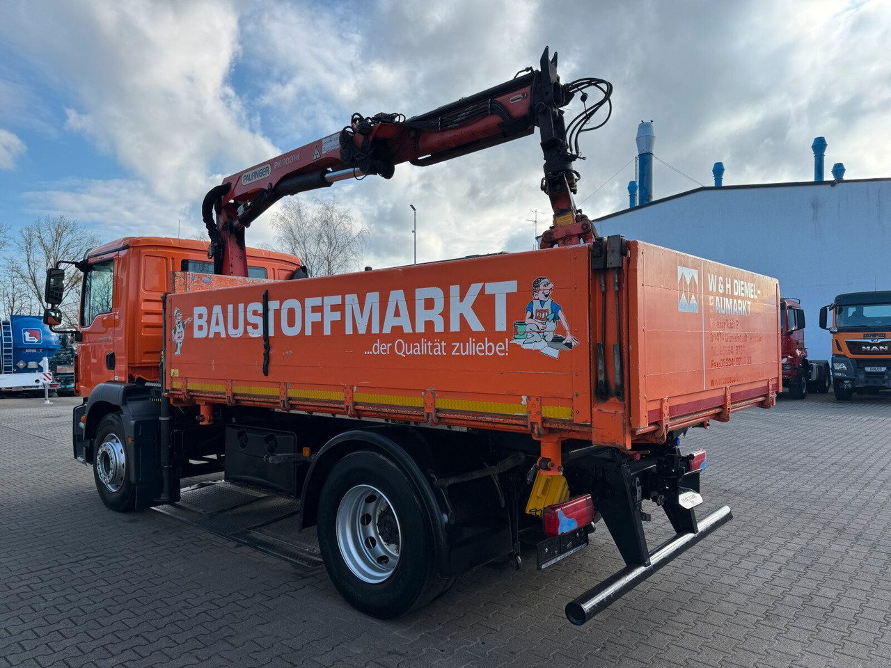 MAN TGM 18.340 4x2 Euro 6 Kipper Kran PK11001.K - شاحنة قلاب, شاحنة كرين: صورة 5 MAN TGM 18.340 4x2 Euro 6 Kipper Kran PK11001.K - شاحنة قلاب, شاحنة كرين: صورة 5