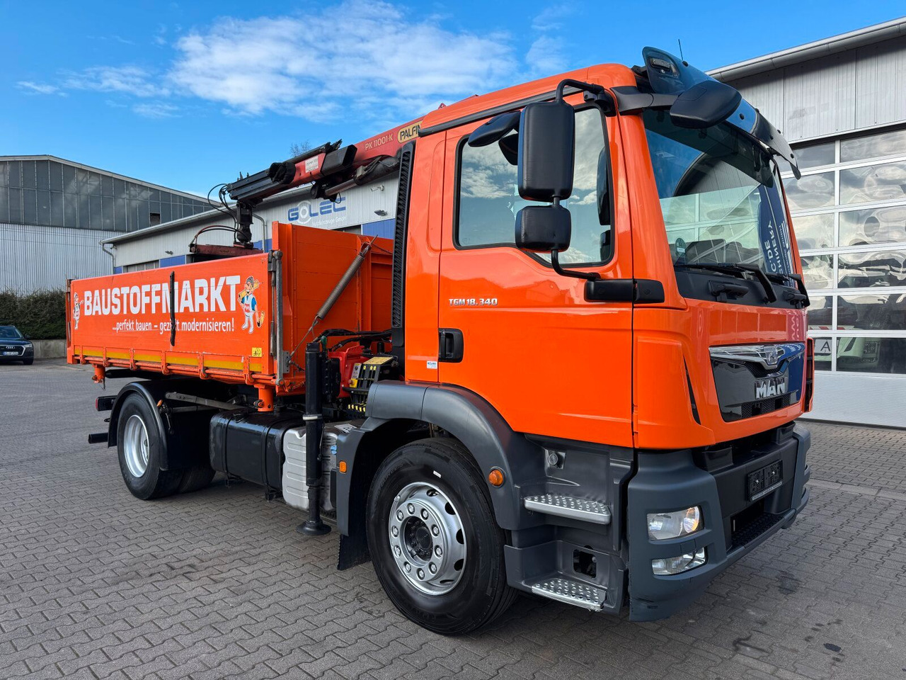 MAN TGM 18.340 4x2 Euro 6 Kipper Kran PK11001.K - شاحنة قلاب, شاحنة كرين: صورة 1 MAN TGM 18.340 4x2 Euro 6 Kipper Kran PK11001.K - شاحنة قلاب, شاحنة كرين: صورة 1