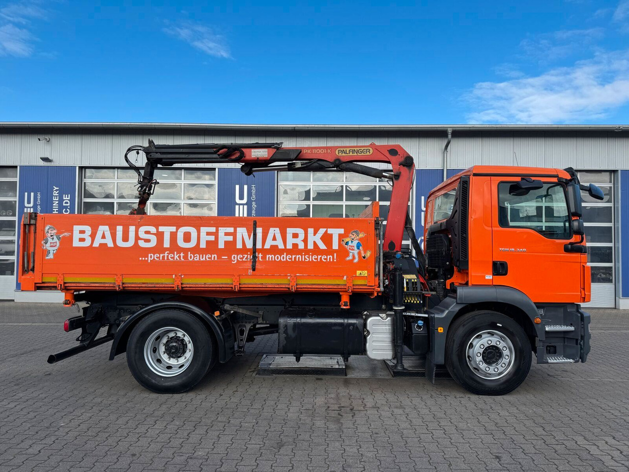 MAN TGM 18.340 4x2 Euro 6 Kipper Kran PK11001.K - شاحنة قلاب, شاحنة كرين: صورة 3 MAN TGM 18.340 4x2 Euro 6 Kipper Kran PK11001.K - شاحنة قلاب, شاحنة كرين: صورة 3