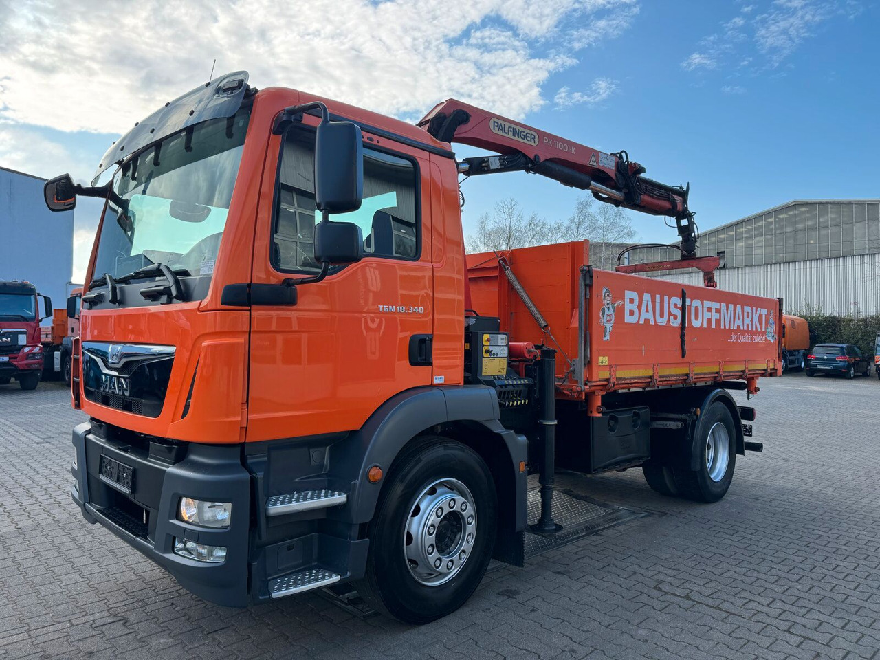MAN TGM 18.340 4x2 Euro 6 Kipper Kran PK11001.K - شاحنة قلاب, شاحنة كرين: صورة 2 MAN TGM 18.340 4x2 Euro 6 Kipper Kran PK11001.K - شاحنة قلاب, شاحنة كرين: صورة 2