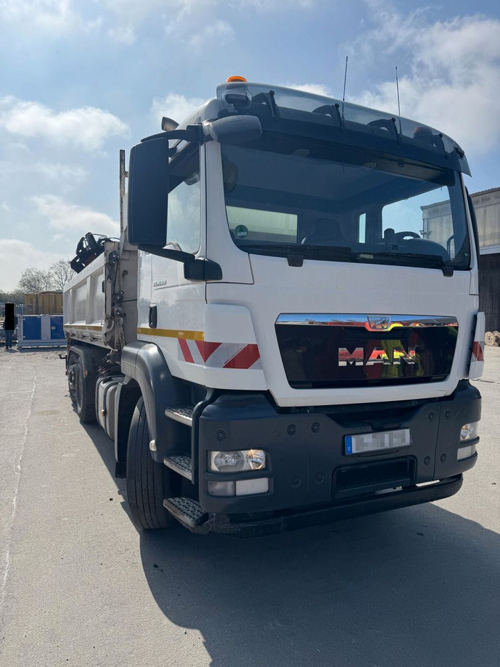 MAN TGS 26.400 6x2*4 Kipper Bordm. Kran ATLAS 172.3E - شاحنة قلاب, شاحنة كرين: صورة 1 MAN TGS 26.400 6x2*4 Kipper Bordm. Kran ATLAS 172.3E - شاحنة قلاب, شاحنة كرين: صورة 1