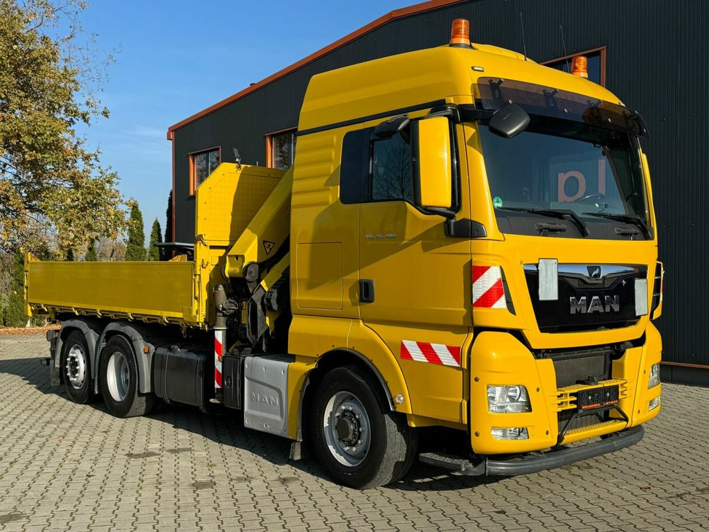 شاحنة كرين MAN TGS 26.480 6x4H-4 Kipper Kran Palfinger PK23002: صورة 1