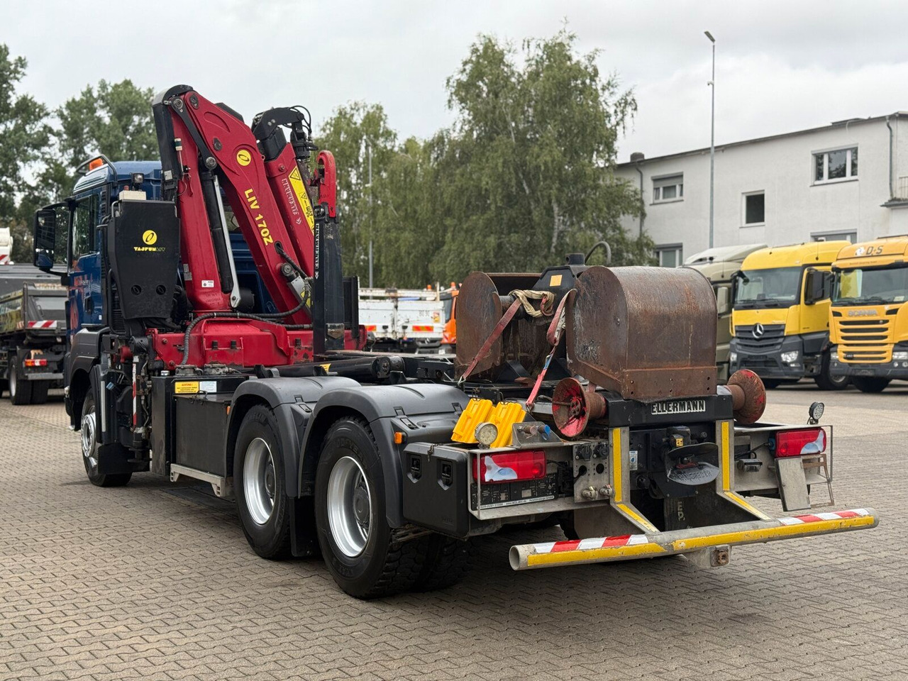 MAN TGS 28.480 6x4 Abrollkipper Kran Greifer 4,63 T - شاحنة كرين: صورة 5 MAN TGS 28.480 6x4 Abrollkipper Kran Greifer 4,63 T - شاحنة كرين: صورة 5