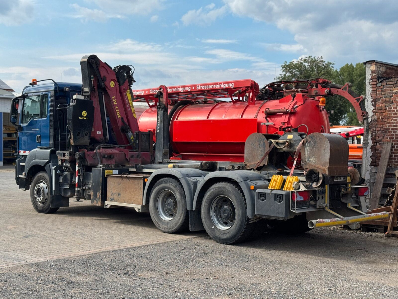 MAN TGS 28.480 6x4 Abrollkipper Kran Greifer 4,63 T - شاحنة ذات خطاف, شاحنة كرين: صورة 2 MAN TGS 28.480 6x4 Abrollkipper Kran Greifer 4,63 T - شاحنة ذات خطاف, شاحنة كرين: صورة 2
