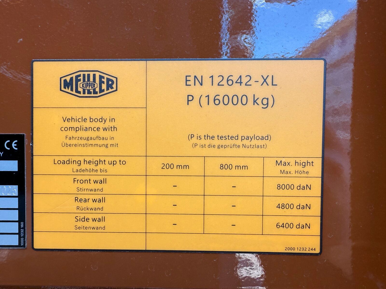 شاحنة قلاب MAN TGS 33.440 6x4 Kipper MEILLER Bordmatik Frontpl.: صورة 25