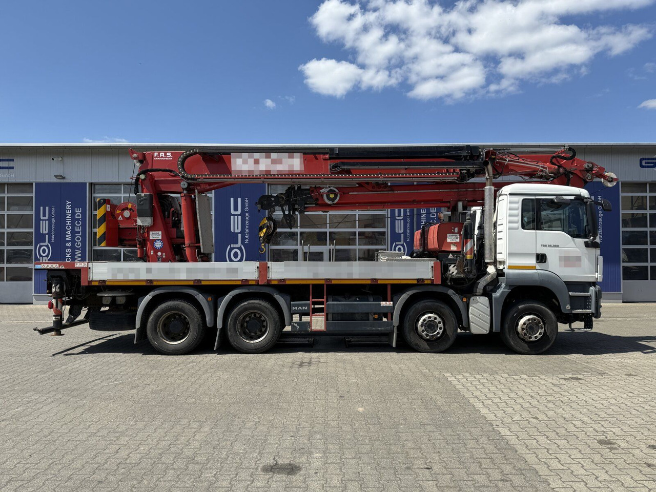 MAN TGS 35.360 8X4 BB Dachdecker Kran bis 52 m - شاحنة كرين: صورة 2 MAN TGS 35.360 8X4 BB Dachdecker Kran bis 52 m - شاحنة كرين: صورة 2