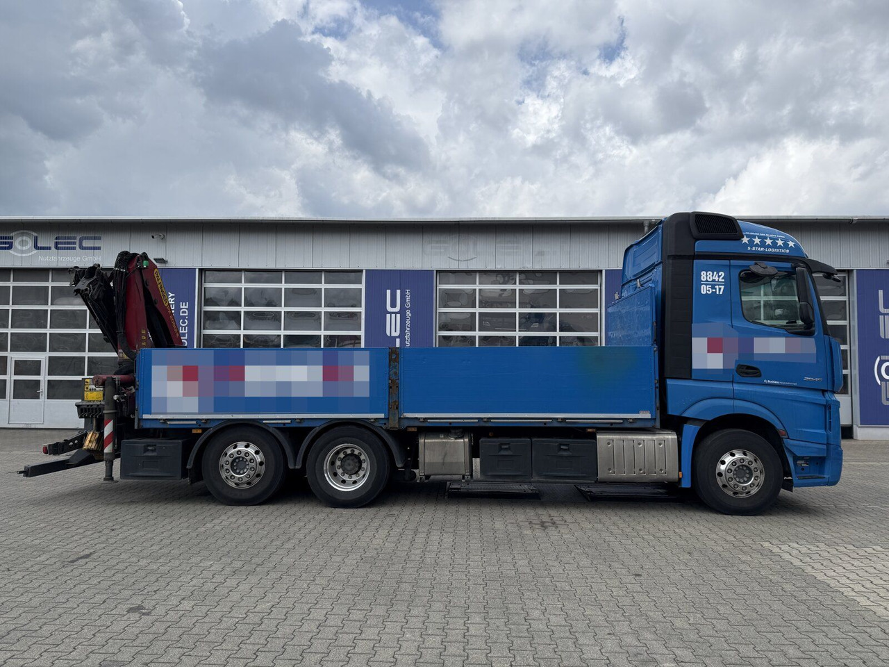 Mercedes-Benz ACTROS 2545 6x2 Pritsche Kran Palfinger PK20001K - شاحنة كرين: صورة 2 Mercedes-Benz ACTROS 2545 6x2 Pritsche Kran Palfinger PK20001K - شاحنة كرين: صورة 2