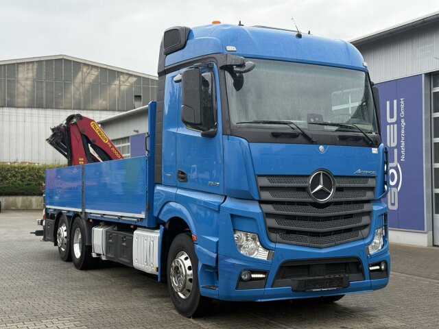 Mercedes-Benz ACTROS 2545 6x2 Pritsche Kran Palfinger PK20001K - شاحنة كرين: صورة 1 Mercedes-Benz ACTROS 2545 6x2 Pritsche Kran Palfinger PK20001K - شاحنة كرين: صورة 1