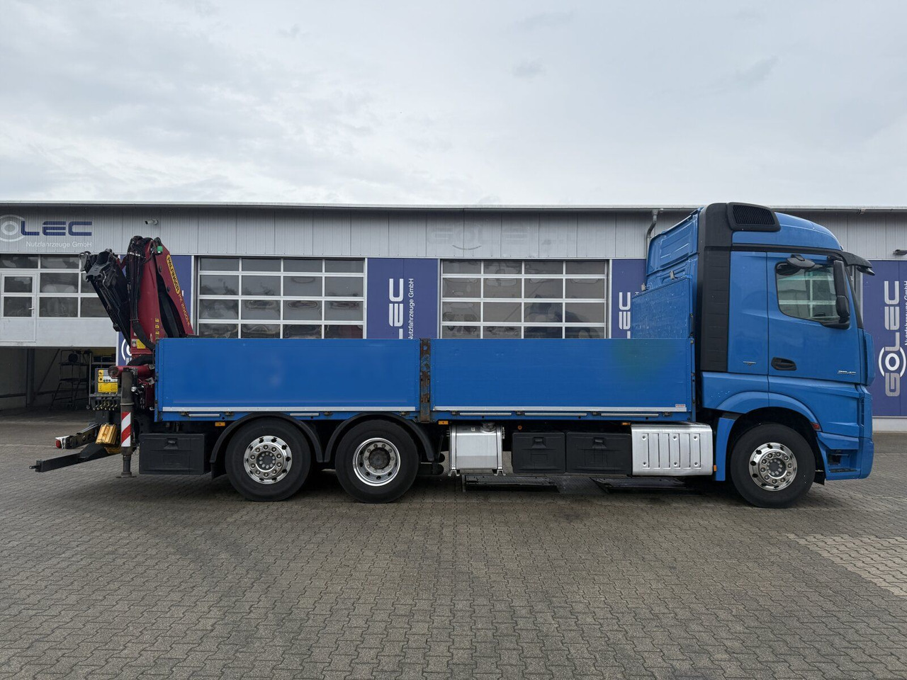 Mercedes-Benz ACTROS 2545 6x2 Pritsche Kran Palfinger PK20001K - شاحنات مسطحة, شاحنة كرين: صورة 2 Mercedes-Benz ACTROS 2545 6x2 Pritsche Kran Palfinger PK20001K - شاحنات مسطحة, شاحنة كرين: صورة 2