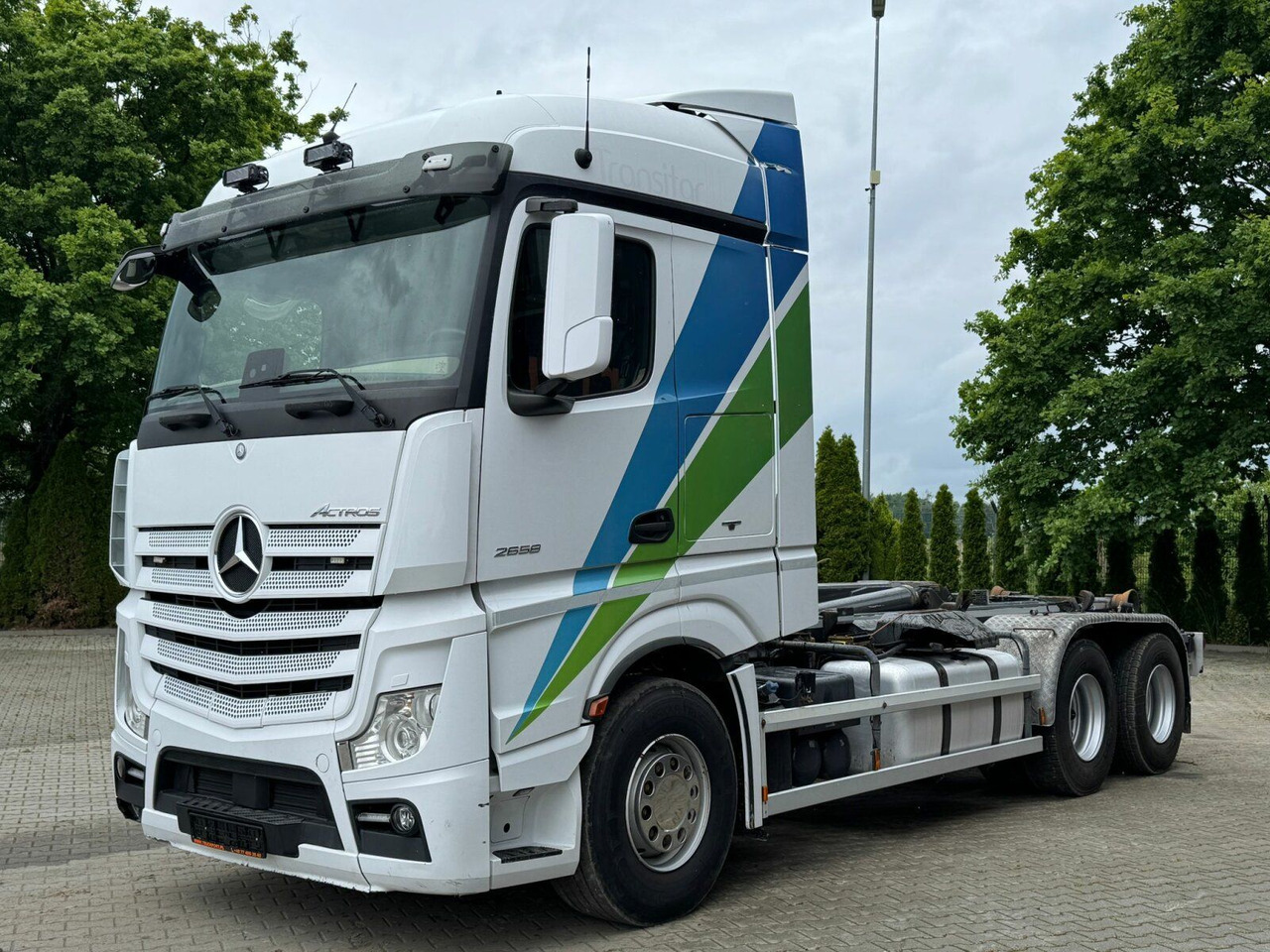 Mercedes-Benz ACTROS 2658 6x2 Abrollkipper MEILLER RK 26.67K - شاحنة ذات خطاف: صورة 2 Mercedes-Benz ACTROS 2658 6x2 Abrollkipper MEILLER RK 26.67K - شاحنة ذات خطاف: صورة 2