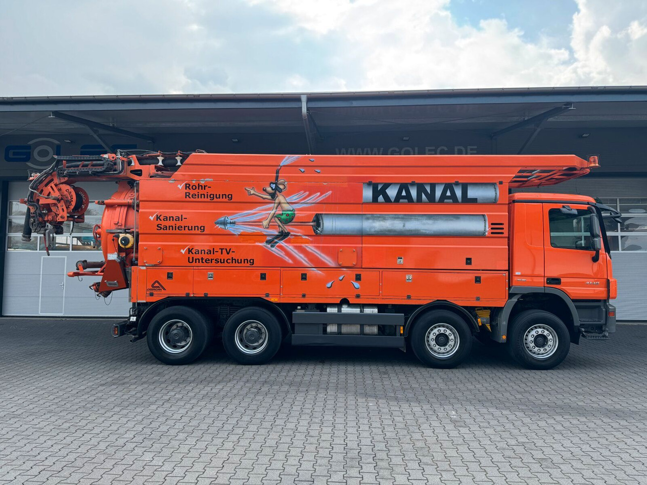 Mercedes-Benz ACTROS 4148 8x4 Kanalreiniger & Wasserrückgewinn - شاحنة الشفط: صورة 3 Mercedes-Benz ACTROS 4148 8x4 Kanalreiniger & Wasserrückgewinn - شاحنة الشفط: صورة 3