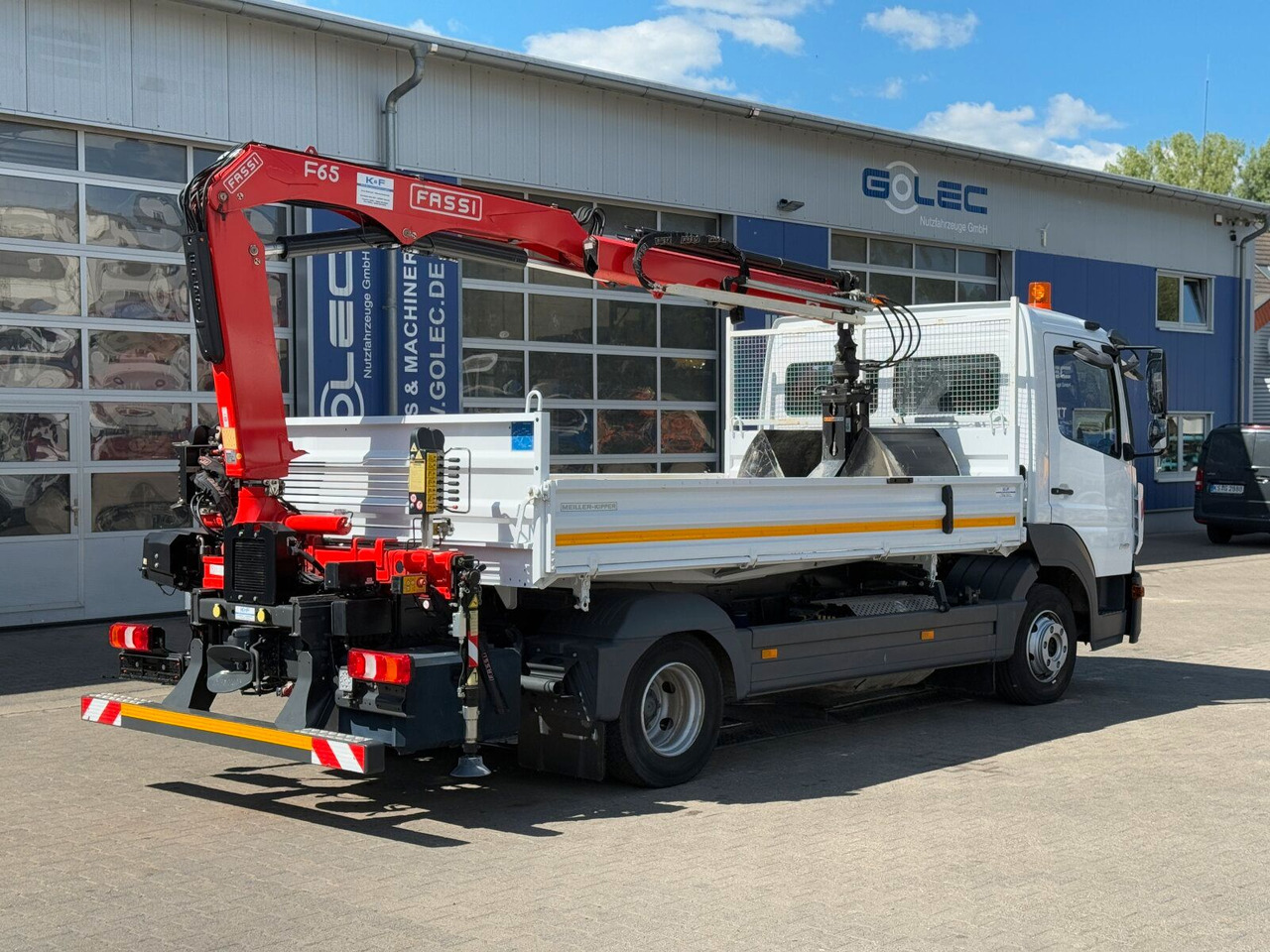 Mercedes-Benz ATEGO 818 4x2 Euro 6 Kipper Kran FASSI F65B.0.22 - شاحنة كرين: صورة 5 Mercedes-Benz ATEGO 818 4x2 Euro 6 Kipper Kran FASSI F65B.0.22 - شاحنة كرين: صورة 5