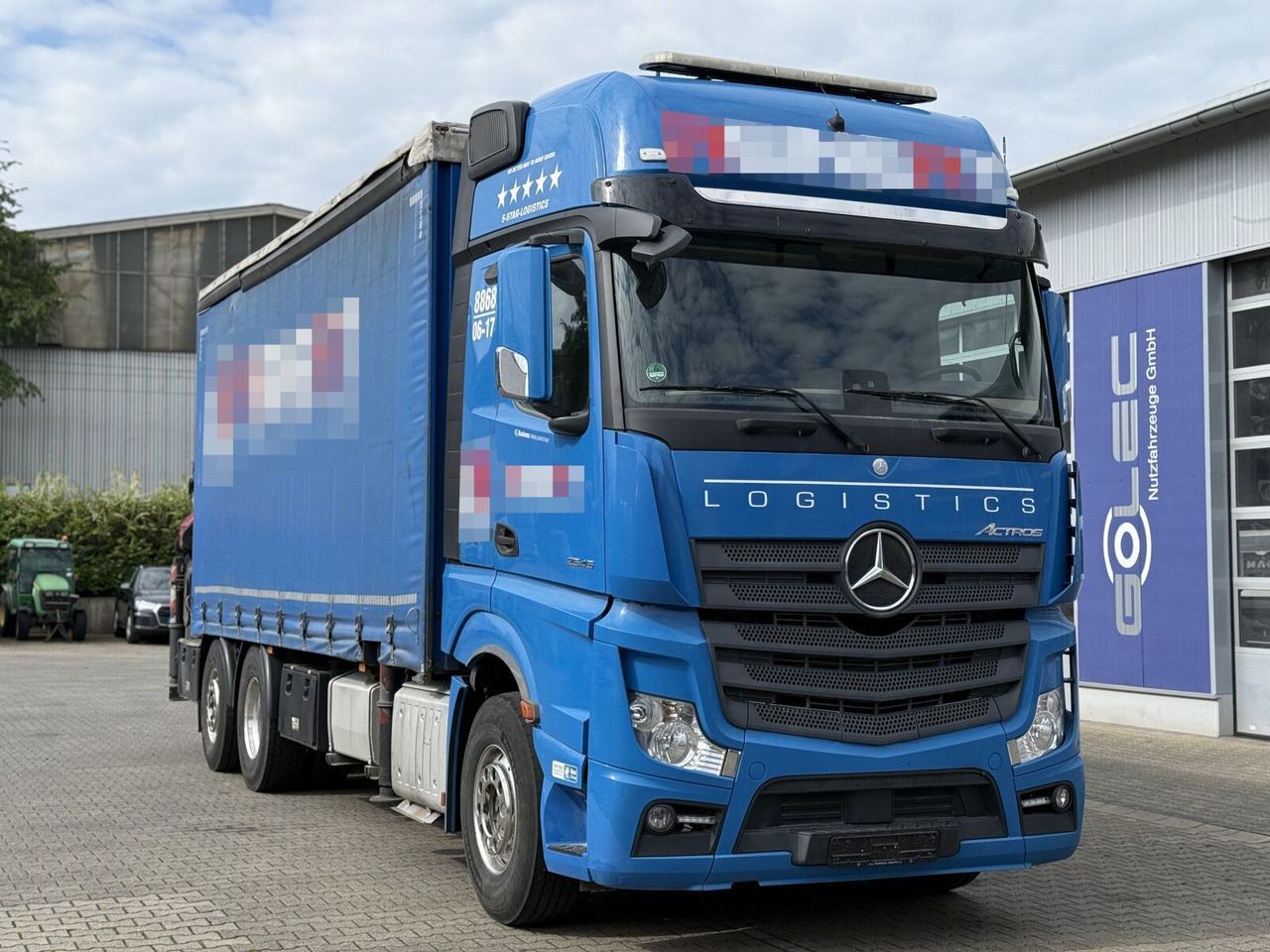 Mercedes-Benz Actros 6x2 Pritsche Kran Palfinger PK34002 + JIB - شاحنة كرين: صورة 1 Mercedes-Benz Actros 6x2 Pritsche Kran Palfinger PK34002 + JIB - شاحنة كرين: صورة 1