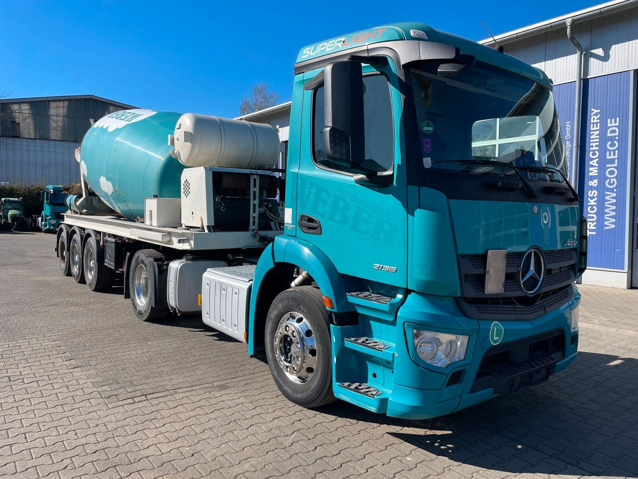 Mercedes-Benz Antos 2136 4x2 SZM Retarder Kipphyd. *Betonaufl. - وحدة جر: صورة 1 Mercedes-Benz Antos 2136 4x2 SZM Retarder Kipphyd. *Betonaufl. - وحدة جر: صورة 1